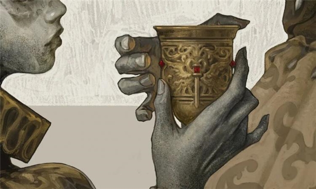 平面几何 + 油画笔触，拆解波兰画师黑金神秘风创作逻辑
