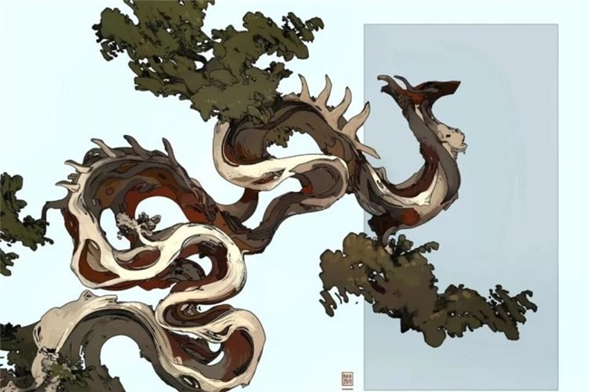 平面几何 + 油画笔触，拆解波兰画师黑金神秘风创作逻辑