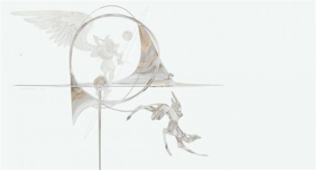 平面几何 + 油画笔触，拆解波兰画师黑金神秘风创作逻辑