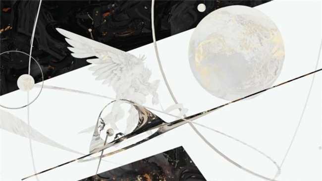平面几何 + 油画笔触，拆解波兰画师黑金神秘风创作逻辑
