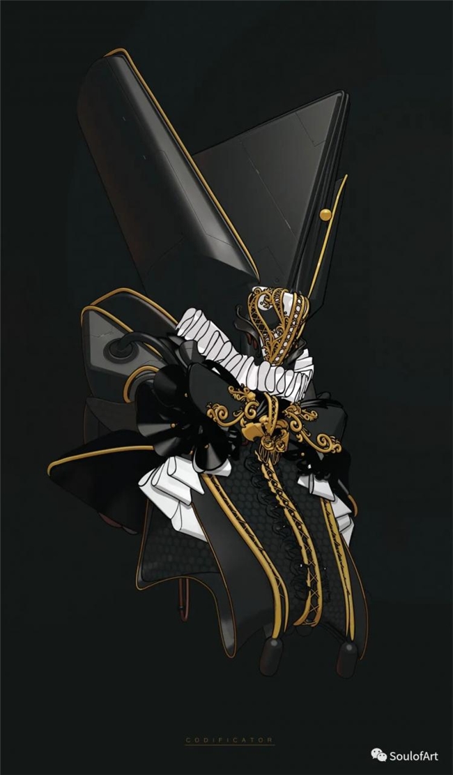 平面几何 + 油画笔触，拆解波兰画师黑金神秘风创作逻辑