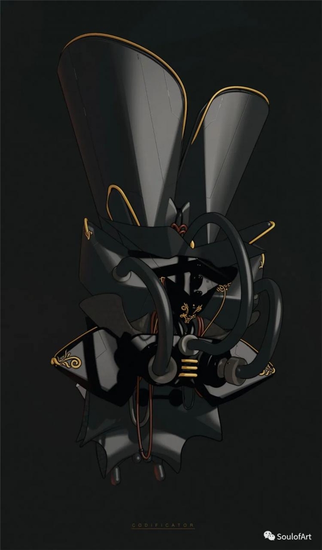 平面几何 + 油画笔触，拆解波兰画师黑金神秘风创作逻辑