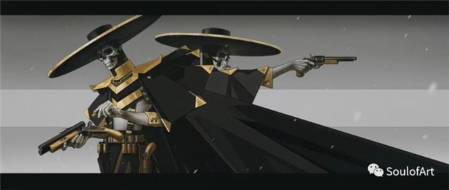 平面几何 + 油画笔触，拆解波兰画师黑金神秘风创作逻辑